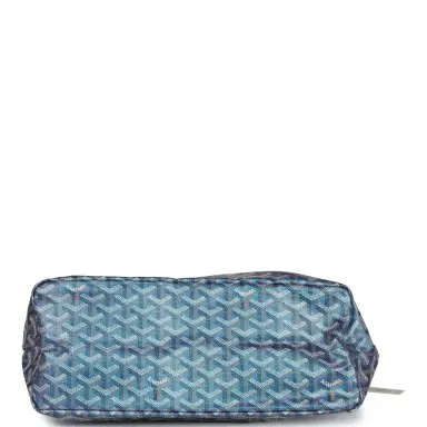 Goyard Goyard Goyardine Pearly Blue Boheme PM Hobo Bag Palladium Hardware | Thumbnail 6 Goyard Goyard Goyardine Pearly Blue Boheme PM Hobo Bag Palladium Hardware | Thumbnail 6