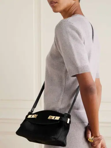 Ferragamo Hug Small Embellished Pony Hair Shoulder Bag | Thumbnail 2 Ferragamo Hug Small Embellished Pony Hair Shoulder Bag | Thumbnail 2