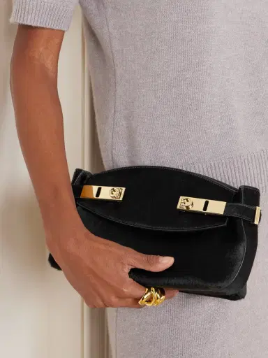 Ferragamo Hug Small Embellished Pony Hair Shoulder Bag | Thumbnail 6 Ferragamo Hug Small Embellished Pony Hair Shoulder Bag | Thumbnail 6