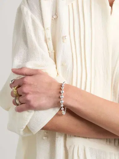 Loren Stewart Orb Silver Bracelet | Thumbnail 2 Loren Stewart Orb Silver Bracelet | Thumbnail 2