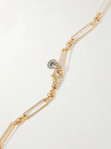 MAISON MAYLE Long Links Combo Gold-plated, Crystal And Enamel Necklace | Thumbnail 3 MAISON MAYLE Long Links Combo Gold-plated, Crystal And Enamel Necklace | Thumbnail 3