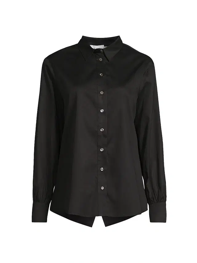Women's Franklin Button-Front Shirt - Black Women's Franklin Button-Front Shirt - Black