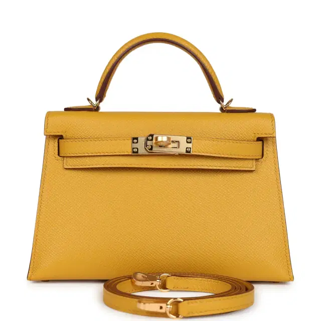 Hermes Kelly Sellier 20 Jaune Ambre Epsom Gold Hardware Hermes Kelly Sellier 20 Jaune Ambre Epsom Gold Hardware