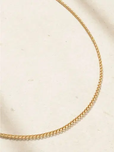 David Yurman Hollow Box Chain 18-karat Gold Necklace | Thumbnail 4 David Yurman Hollow Box Chain 18-karat Gold Necklace | Thumbnail 4