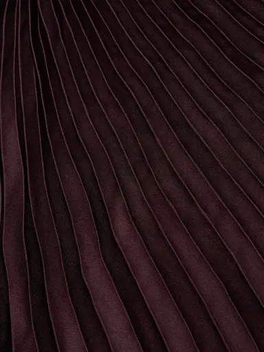 A.L.C. Women's Reagan Pleated Midi-Dress - Deep Plum | Thumbnail 7 A.L.C. Women's Reagan Pleated Midi-Dress - Deep Plum | Thumbnail 7