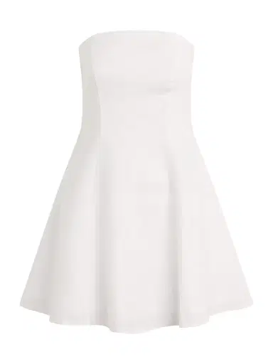 Favorite Daughter Women's The Favorite Linen-Blend Strapless Minidress - Bright White | Thumbnail 1 Favorite Daughter Women's The Favorite Linen-Blend Strapless Minidress - Bright White | Thumbnail 1