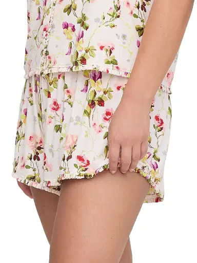 Hill House Home Women's The Audrey Shorts - Pink Bluebonnet | Thumbnail 3 Hill House Home Women's The Audrey Shorts - Pink Bluebonnet | Thumbnail 3