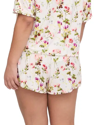 Hill House Home Women's The Audrey Shorts - Pink Bluebonnet | Thumbnail 4 Hill House Home Women's The Audrey Shorts - Pink Bluebonnet | Thumbnail 4