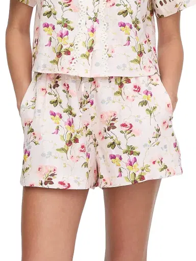 Hill House Home Women's The Audrey Shorts - Pink Bluebonnet | Thumbnail 5 Hill House Home Women's The Audrey Shorts - Pink Bluebonnet | Thumbnail 5