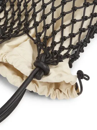 3.1 Phillip Lim Women's Mini Sac Macramé Drawstring Top Handle Bag - Black | Thumbnail 6 3.1 Phillip Lim Women's Mini Sac Macramé Drawstring Top Handle Bag - Black | Thumbnail 6