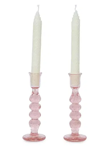 Juliska Provence Candlesticks 2-Piece Set - Pink Small | Thumbnail 5 Juliska Provence Candlesticks 2-Piece Set - Pink Small | Thumbnail 5