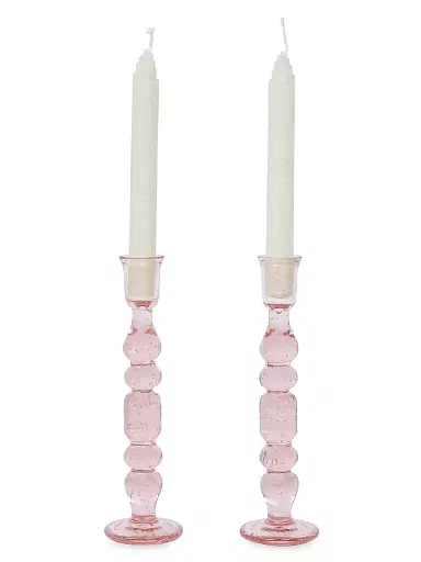 Juliska Provence Candlesticks 2-Piece Set - Pink Small | Thumbnail 7 Juliska Provence Candlesticks 2-Piece Set - Pink Small | Thumbnail 7