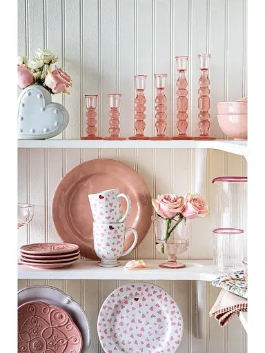 Juliska Provence Candlesticks 2-Piece Set - Pink Small | Thumbnail 8 Juliska Provence Candlesticks 2-Piece Set - Pink Small | Thumbnail 8