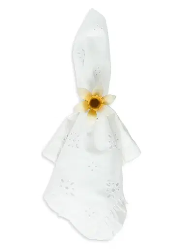Juliska Meadow Walk Daffodil Napkin Ring - Yellow | Thumbnail 2 Juliska Meadow Walk Daffodil Napkin Ring - Yellow | Thumbnail 2