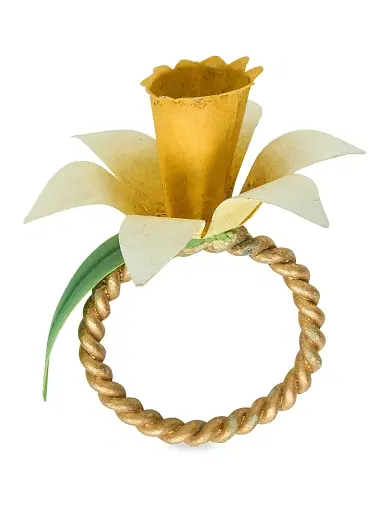 Juliska Meadow Walk Daffodil Napkin Ring - Yellow | Thumbnail 4 Juliska Meadow Walk Daffodil Napkin Ring - Yellow | Thumbnail 4