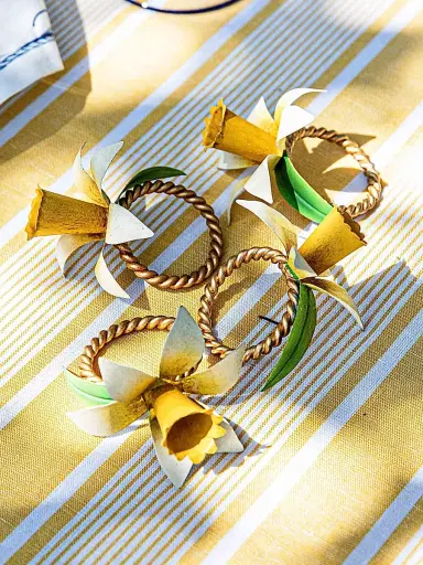 Juliska Meadow Walk Daffodil Napkin Ring - Yellow | Thumbnail 5 Juliska Meadow Walk Daffodil Napkin Ring - Yellow | Thumbnail 5