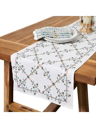 Juliska Villa Seville Table Runner - Blue | Thumbnail 2 Juliska Villa Seville Table Runner - Blue | Thumbnail 2