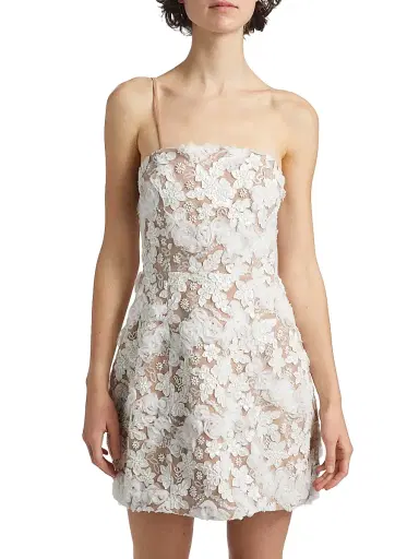 Elliatt Women's Vonni Floral Lace Strapless Minidress | Thumbnail 6 Elliatt Women's Vonni Floral Lace Strapless Minidress | Thumbnail 6