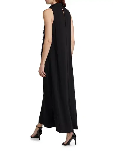 Elliatt Women's Lilydale Rosette Maxi Dress - Black | Thumbnail 5 Elliatt Women's Lilydale Rosette Maxi Dress - Black | Thumbnail 5