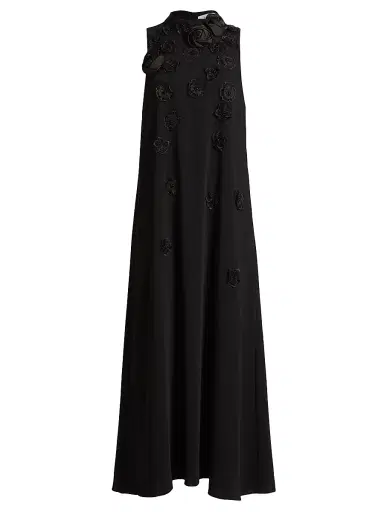 Elliatt Women's Lilydale Rosette Maxi Dress - Black | Thumbnail 1 Elliatt Women's Lilydale Rosette Maxi Dress - Black | Thumbnail 1