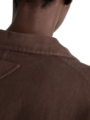 Prada Women's Single-Breasted Old Double Cotton Jacket - Brown | Thumbnail 5 Prada Women's Single-Breasted Old Double Cotton Jacket - Brown | Thumbnail 5