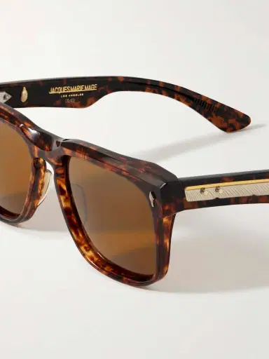 Jacques Marie Mage Wesley D-frame Tortoiseshell Acetate Sunglasses | Thumbnail 4 Jacques Marie Mage Wesley D-frame Tortoiseshell Acetate Sunglasses | Thumbnail 4