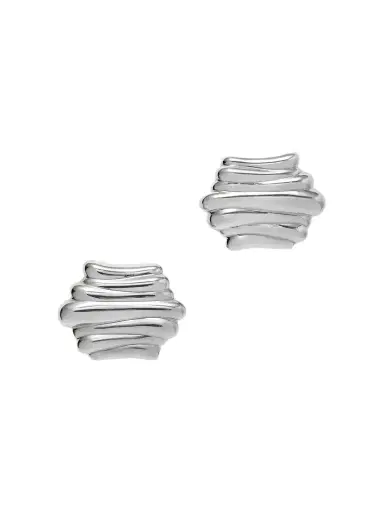 Khaite Crema Silver-plated Earrings | Thumbnail 1 Khaite Crema Silver-plated Earrings | Thumbnail 1