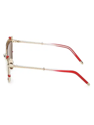 Christian Louboutin Women's 54MM Cat-Eye Sunglasses - Pale Gold | Thumbnail 3 Christian Louboutin Women's 54MM Cat-Eye Sunglasses - Pale Gold | Thumbnail 3