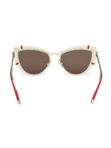 Christian Louboutin Women's 54MM Cat-Eye Sunglasses - Pale Gold | Thumbnail 5 Christian Louboutin Women's 54MM Cat-Eye Sunglasses - Pale Gold | Thumbnail 5