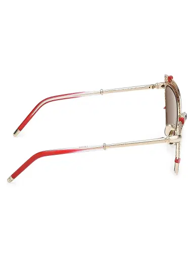 Christian Louboutin Women's 54MM Cat-Eye Sunglasses - Pale Gold | Thumbnail 7 Christian Louboutin Women's 54MM Cat-Eye Sunglasses - Pale Gold | Thumbnail 7