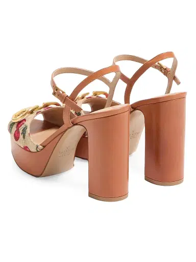 Valentino Garavani Women's VLogo Signature Cherryfic Platform Sandals 115MM | Thumbnail 3 Valentino Garavani Women's VLogo Signature Cherryfic Platform Sandals 115MM | Thumbnail 3