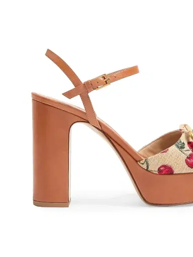 Valentino Garavani Women's VLogo Signature Cherryfic Platform Sandals 115MM | Thumbnail 6 Valentino Garavani Women's VLogo Signature Cherryfic Platform Sandals 115MM | Thumbnail 6