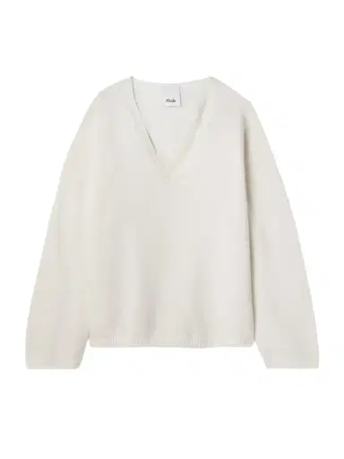 Allude Oversized Cotton And Cashmere-blend Sweater | Thumbnail 1 Allude Oversized Cotton And Cashmere-blend Sweater | Thumbnail 1
