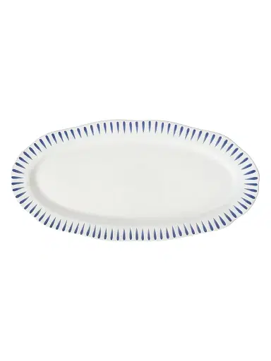 Juliska Sitio Stripe Hostess Tray - Blue | Thumbnail 1 Juliska Sitio Stripe Hostess Tray - Blue | Thumbnail 1