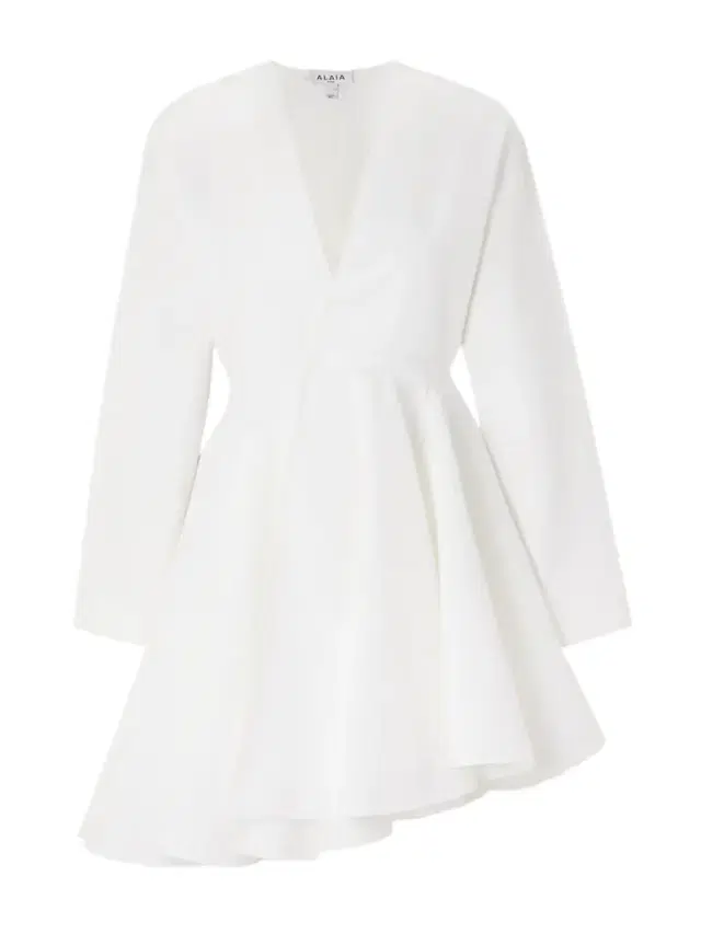 Asymmetric Cotton-poplin Mini Dress Asymmetric Cotton-poplin Mini Dress