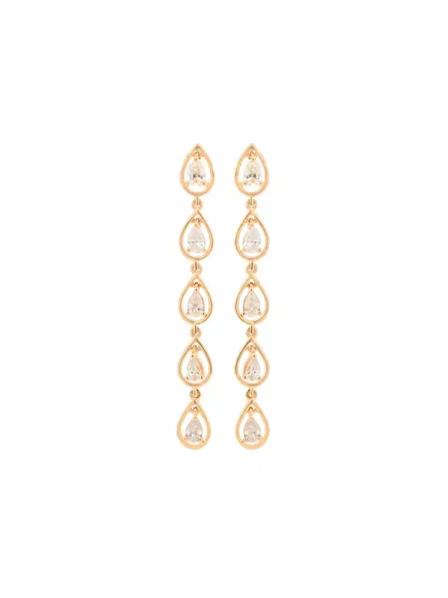 0.72ct Diamond 14K Gold Dangle Drop Earrings 0.72ct Diamond 14K Gold Dangle Drop Earrings