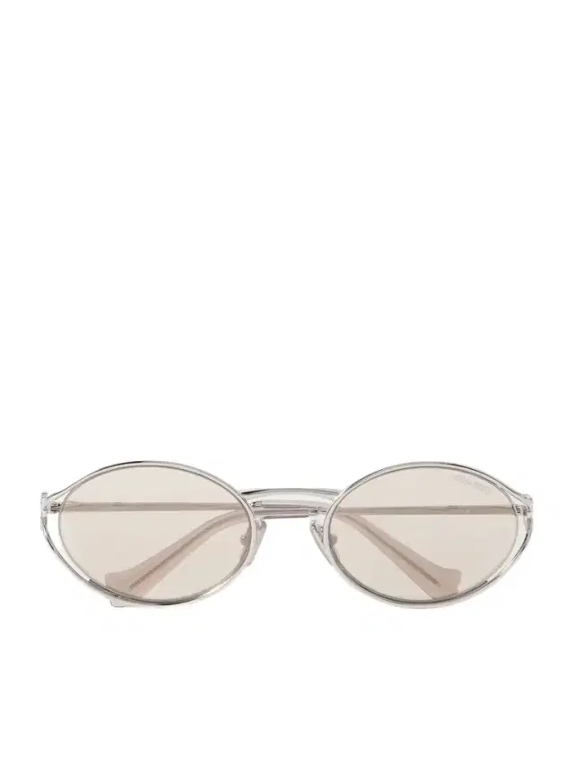 Oval-frame Silver-tone Sunglasses Oval-frame Silver-tone Sunglasses