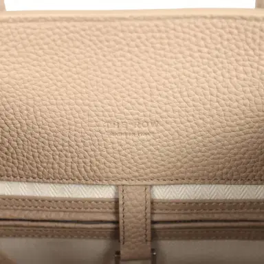 The Row The Row Soft Margaux 12 Bag Dark Taupe Calfskin Silver Hardware | Thumbnail 12 The Row The Row Soft Margaux 12 Bag Dark Taupe Calfskin Silver Hardware | Thumbnail 12