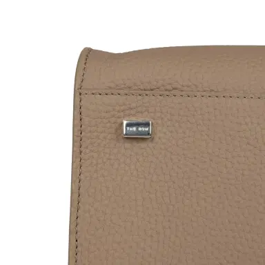 The Row The Row Soft Margaux 12 Bag Dark Taupe Calfskin Silver Hardware | Thumbnail 8 The Row The Row Soft Margaux 12 Bag Dark Taupe Calfskin Silver Hardware | Thumbnail 8