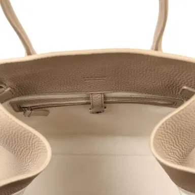 The Row The Row Soft Margaux 12 Bag Dark Taupe Calfskin Silver Hardware | Thumbnail 10 The Row The Row Soft Margaux 12 Bag Dark Taupe Calfskin Silver Hardware | Thumbnail 10