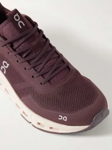 ON Cloudnova Form 2 Felt And Rubber-trimmed Mesh Sneakers | Thumbnail 4 ON Cloudnova Form 2 Felt And Rubber-trimmed Mesh Sneakers | Thumbnail 4