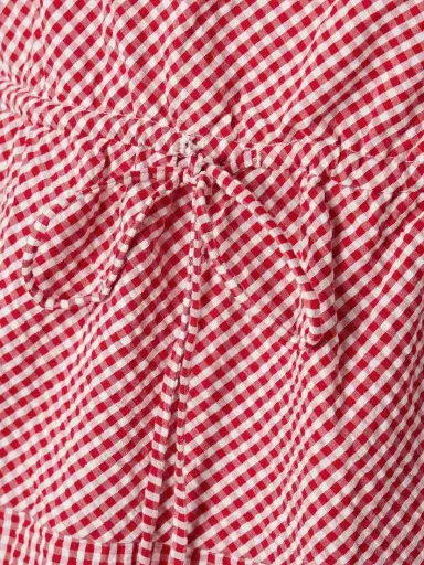 Rosie Assoulin Off-the-shoulder Gingham Cotton-seersucker Midi Dress | Thumbnail 4 Rosie Assoulin Off-the-shoulder Gingham Cotton-seersucker Midi Dress | Thumbnail 4