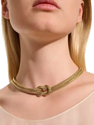 John Hardy Love Knot 14K Yellow Gold Double-Chain Necklace - Yellow Gold | Thumbnail 3 John Hardy Love Knot 14K Yellow Gold Double-Chain Necklace - Yellow Gold | Thumbnail 3