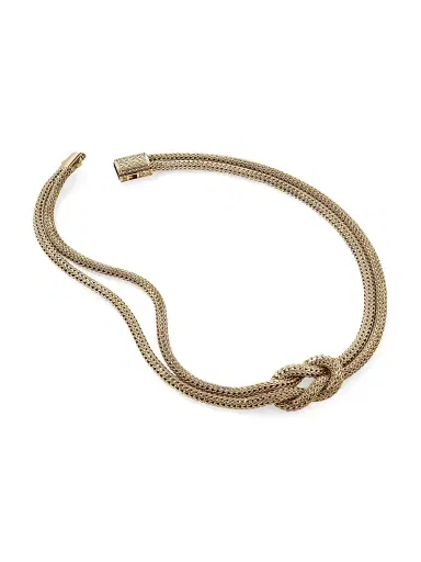 John Hardy Love Knot 14K Yellow Gold Double-Chain Necklace - Yellow Gold | Thumbnail 4 John Hardy Love Knot 14K Yellow Gold Double-Chain Necklace - Yellow Gold | Thumbnail 4