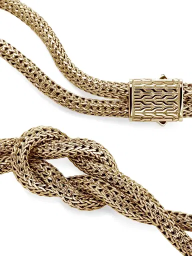 John Hardy Love Knot 14K Yellow Gold Double-Chain Necklace - Yellow Gold | Thumbnail 5 John Hardy Love Knot 14K Yellow Gold Double-Chain Necklace - Yellow Gold | Thumbnail 5