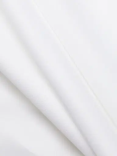 Alaïa Women's Asymmetrical Cotton Minidress - Blanc | Thumbnail 7 Alaïa Women's Asymmetrical Cotton Minidress - Blanc | Thumbnail 7