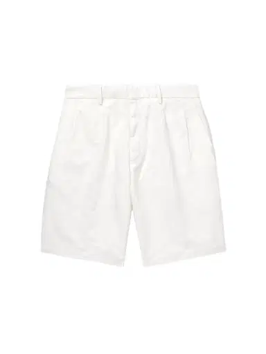 Zegna Straight-Leg Pleated Cotton and Linen-Blend Twill Shorts - Men | Thumbnail 1 Zegna Straight-Leg Pleated Cotton and Linen-Blend Twill Shorts - Men | Thumbnail 1