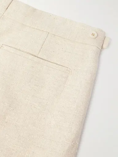 Zegna Straight-Leg Pleated Linen, Silk and Hemp-Blend Trousers - Men | Thumbnail 5 Zegna Straight-Leg Pleated Linen, Silk and Hemp-Blend Trousers - Men | Thumbnail 5