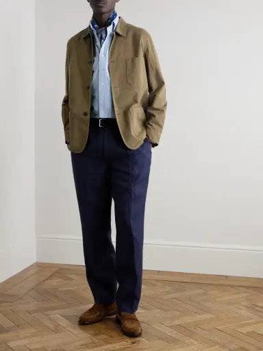 Drake's Button-Down Collar Cotton Oxford Shirt - Men | Thumbnail 2 Drake's Button-Down Collar Cotton Oxford Shirt - Men | Thumbnail 2