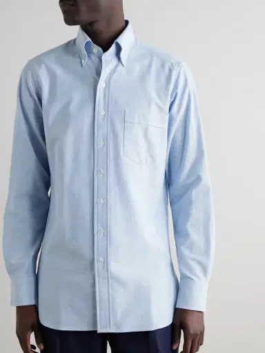 Drake's Button-Down Collar Cotton Oxford Shirt - Men | Thumbnail 3 Drake's Button-Down Collar Cotton Oxford Shirt - Men | Thumbnail 3